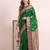 Green color woven designer silk ethnic trandy saree