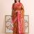 Mahendi color woven designer silk ethnic trandy saree