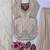 cream color thread and sequence work silk blend salwar kameez