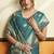 Green color beautiful woven jacquard designer soft silk partywear saree