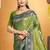 green soft silk blend woven designer ethnic partywear fancy designer saree