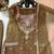 dark olive color thread and sequence work silk blend salwar kameez