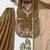 dark olive color thread and sequence work silk blend salwar kameez