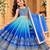 kids sky blue embroidered lehenga choli with dupatta