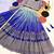kids sky blue embroidered lehenga choli with dupatta