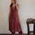 Wine tissue chanderi kurta set