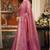 Pink color woven designer ethnic graceful partywear saree