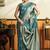 Green color beautiful woven jacquard designer soft silk partywear saree