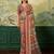 Maroon color digital print with mirror work crep silk saree with blouse