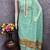 Muga cotton jamdani pichwai weaving unstitched suit with heavy santoon bottom and matching dupatta