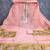 Muga cotton jamdani pichwai weaving unstitched suit with heavy santoon bottom and matching dupatta