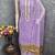 Muga cotton jamdani pichwai weaving unstitched suit with heavy santoon bottom and matching dupatta