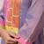 Purple tissue chanderi patchwork yoke suit set with dupatta, stitched