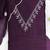 Vichitra silk embroidered unstitched suit with heavy santoon bottom and vichitra silk dupatta