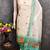 Simmer print unstitched suit with heavy santoon bottom and soft cotton dupatta