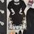 black color thread and sequnce work silk blend salwar kameez set