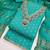 Chanderi butti embroidered unstitched suit with heavy santoon bottom and chanderi jacquard dupatta