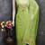 Chanderi butti embroidered unstitched suit with heavy santoon bottom and chanderi jacquard dupatta