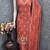Vichitra silk embroidered unstitched suit with heavy santoon bottom and vichitra silk dupatta