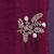 Wine tissue satin embellished saree with unstitched blouse piece.