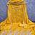 Vichitra silk embroidered unstitched suit with heavy santoon bottom and vichitra silk dupatta
