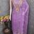Chanderi butti embroidered unstitched suit with heavy santoon bottom and chanderi jacquard dupatta