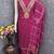 Chanderi butti embroidered unstitched suit with heavy santoon bottom and chanderi jacquard dupatta