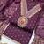 Chanderi butti embroidered unstitched suit with heavy santoon bottom and chanderi jacquard dupatta