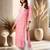Seva chikan hand embroidered lucknowi chikankari carrot pink rayon kurta scl4771
