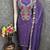 Vichitra silk embroidered unstitched suit with heavy santoon bottom and vichitra silk dupatta
