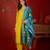 Neon cotton blend embroidered kurta set with Dupatta.