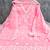 Pink chanderi embroidered unstitched suit