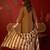 Brown silk blend embroidered kurta set with Dupatta.