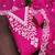 Rani pink chanderi embroidered unstitched suit