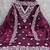 Deep purple chanderi embroidered unstitched suit