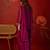 Rani tissue satin embroidered kurta sharara set with dupatta.