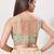 women's net padded back open sleeveless saree blouse
