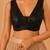 women's embroidery padded back-open sleeveless saree blouse