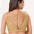 women's embroidery padded back-open sleeveless saree blouse