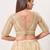 women's jain silk blend  padded back open elbow-sleeves saree blouse