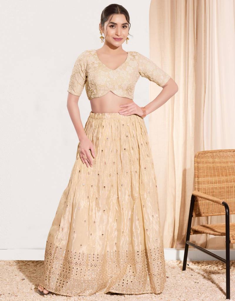 women's sequence padded back open elbow-sleeves saree blouse