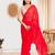 women's dupion silk blend  padded back open sleeveless saree blouse