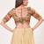 women's silk blend  padded back open elbow-sleeves saree blouse
