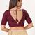 women's imported padded back-open elbow-sleeves saree blouse