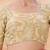 women's moti-work padded back-open elbow-sleeves saree blouse