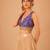 women's silk blend  padded back open sleeveless saree blouse