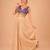 women's silk blend  padded back open sleeveless saree blouse