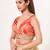 women's silk blend  padded back open sleeveless saree blouse