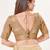 women's tissue padded back open elbow-sleeves saree blouse