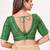 women's tissue padded back open elbow-sleeves saree blouse